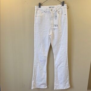 Zara Classic White Jeans